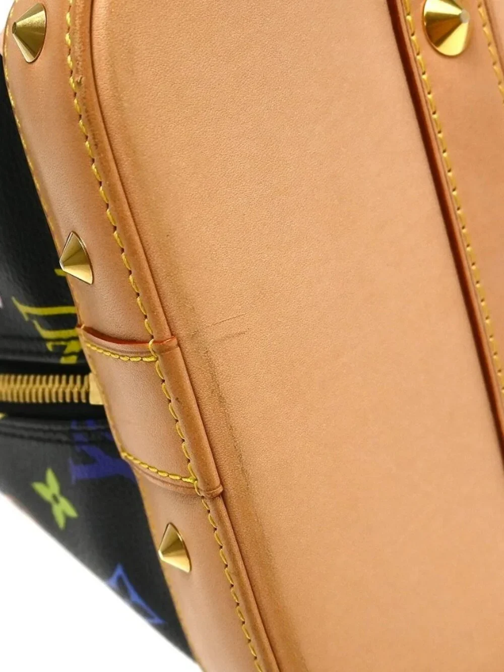 Best07 Louis Vuitton Monogram Multicolor Alma GM Handbag M40442 RC1151 NQ10914